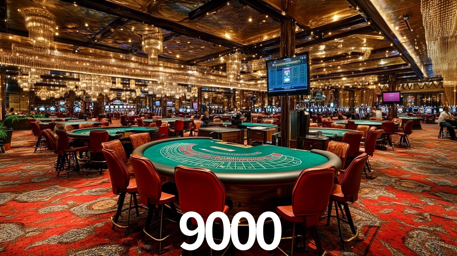 Sinta a adrenalina dos jogos de cassino com 9000